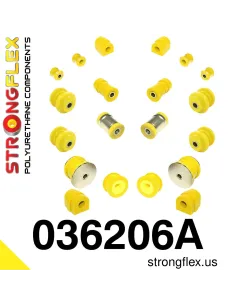 036206A: Front and rear suspension bush kit SPORT