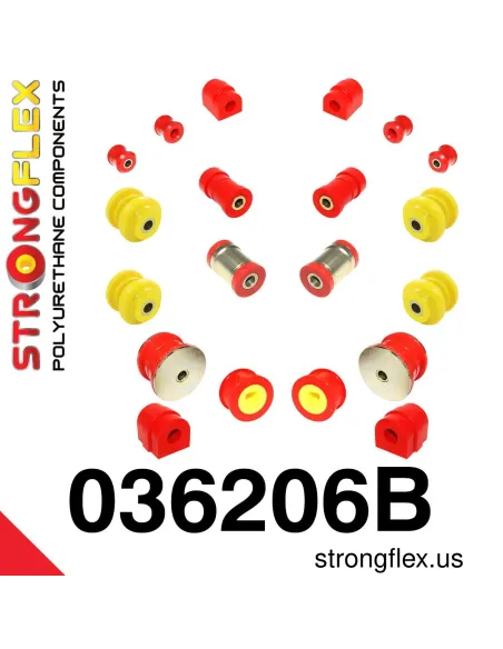 036206B: Front and rear suspension bush kit