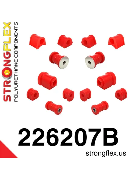 226207B: Front suspension and ream beam bush kit