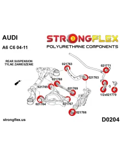 271615A: Rear upper arm rear bush SPORT 2