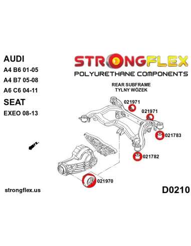 021782B: Rear subframe - front bush