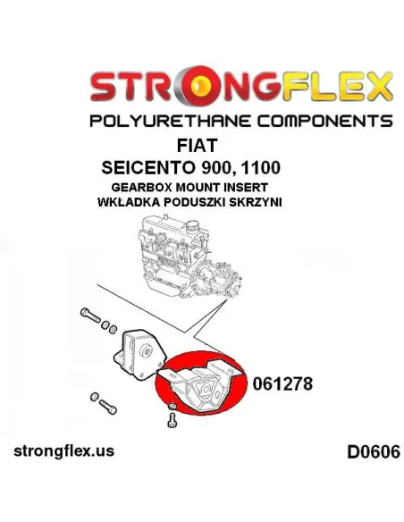 061278A: Gearbox mount insert SPORT