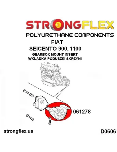 061278B: Gearbox mount insert