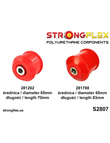 286216A: Full suspension bush kit R32 AWD SPORT
