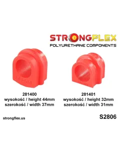 221072B: Front wishbone front bush 30mm