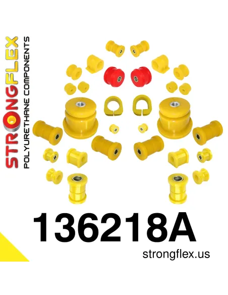 136218A: Full suspension bush kit SPORT
