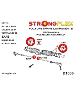 136218A: Full suspension bush kit SPORT 2