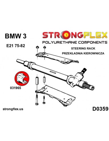 Audi q7 steering online rack bushes