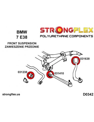 036237B: Full suspension bush kit