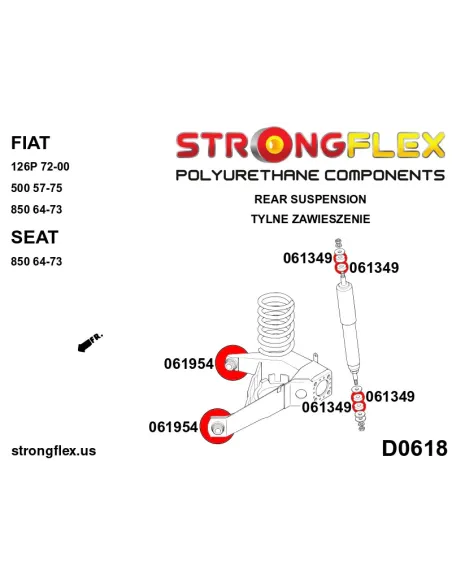 061349B: Shock absorber mounting