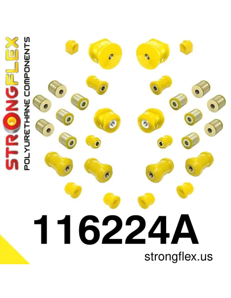 116224A: Full suspension bush kit SPORT