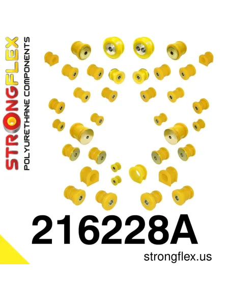216228A: Full suspension bush kit SPORT