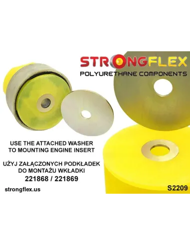 221869A: Lower engine mount insert SPORT