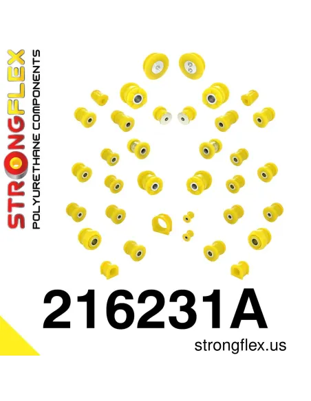 216231A: Full suspension polyurethane bush kit SPORT