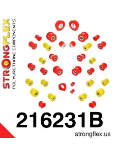 216231B: Full suspension polyurethane bush kit