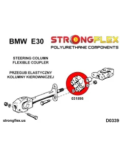 031895A: Steering column flexible coupler SPORT 2