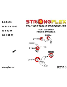 271612B: Rear toe adjuster inner bush