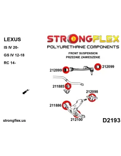 021784A: Front subframe bush SPORT