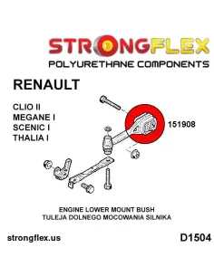 151908B: Engine mount bush - dog bone 2