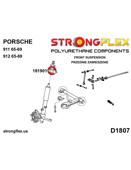 181901B: Front upper shock mount