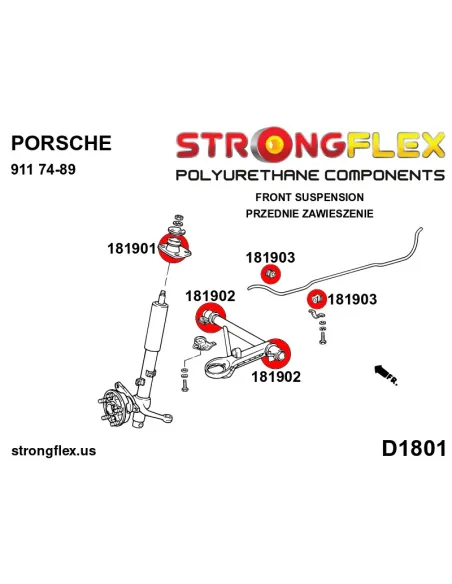 181903B: Front anti roll bar bush