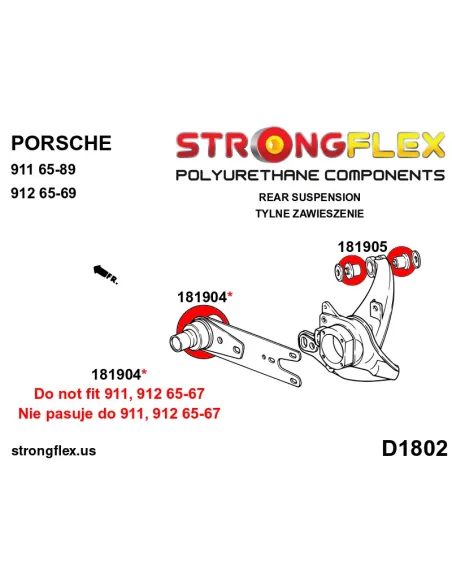 181904B: Rear arm - outer bush