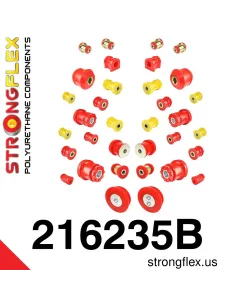 216235B: Full suspension polyurethane bush kit