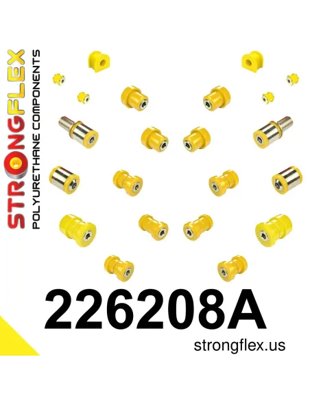 226208A: Rear suspension bush kit SPORT