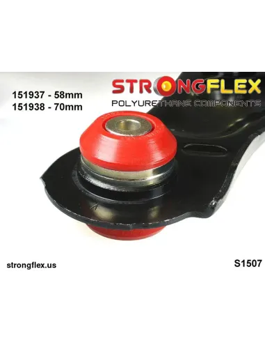 151937B: Front lower arm - rear bush 58mm