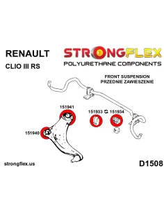 151934A: Front anti roll bar bush SPORT 2
