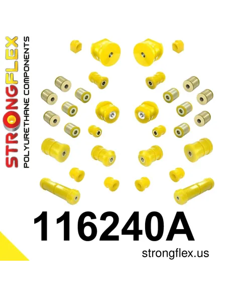 116240A: Full suspension bush kit SPORT