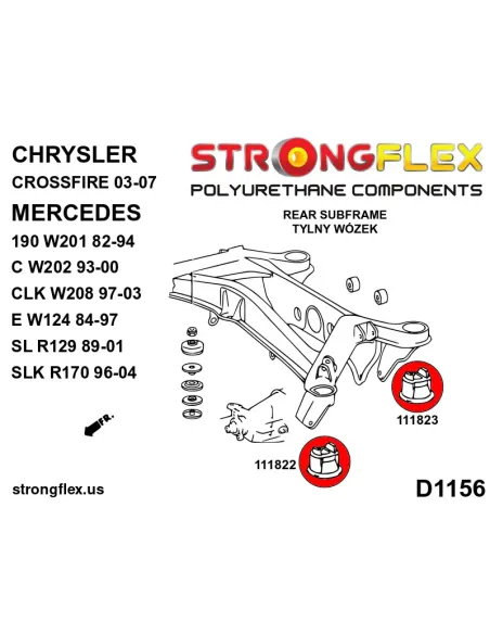 116240A: Full suspension bush kit SPORT