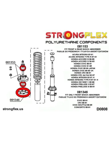 081153B: Shock absorber mounting