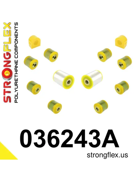 036243A: Rear suspension bush kit SPORT