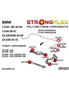 031963A: Rear anti roll bar link to arm bush SPORT 2