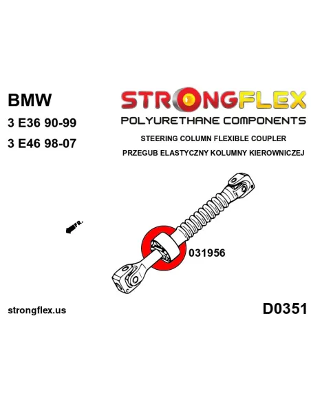 031956A: Steering column flexible coupler SPORT