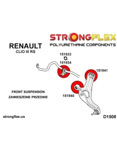 151941B: Front control arm - rear bush 2
