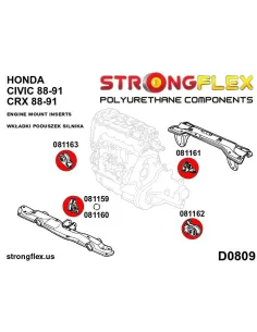 081162B: Engine mount inserts left side 2