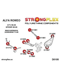 016244A: Full suspension bush kit SPORT 2