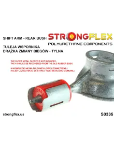 031933A: Shift arm - rear bush SPORT 2
