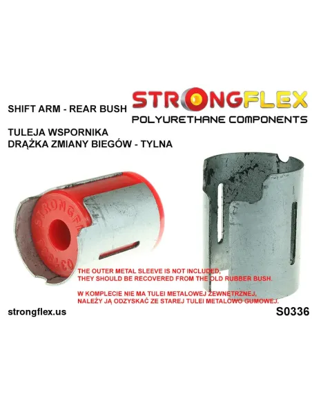 031933B: Shift arm - rear bush