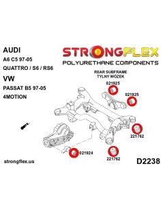 021925A: Rear diff mount - rear bush SPORT 2