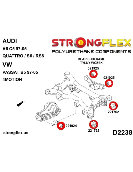 021925B: Rear diff mount - rear bush