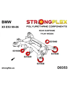 031939A: Rear diff mount - front bush SPORT 2