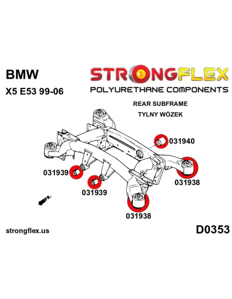 031940B: Rear diff mount - rear bush