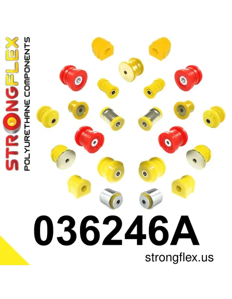 036246A: Full suspension polyurethane bush kit SPORT