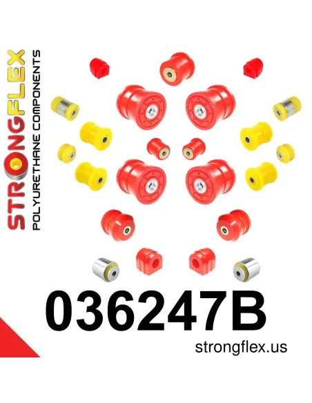 036247B: Full suspension polyurethane bush kit