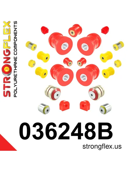 036248B: Full suspension polyurethane bush kit