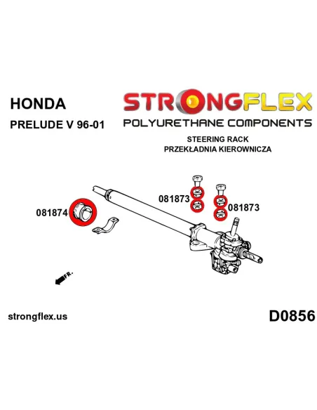 086205A: Full suspension bush kit SPORT