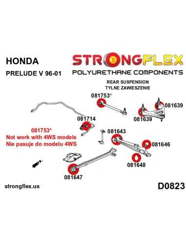 086205B: Full suspension bush kit
